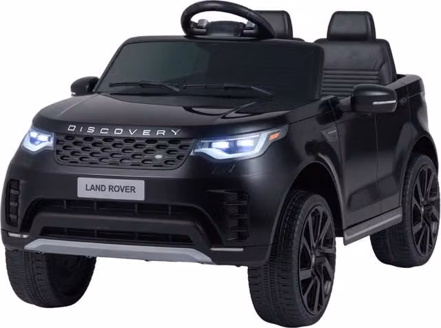 Macchina elettrica per bambini funzione di avvio e arresto graduali, Auto cavalcabile con telecomando e musica per bambini 3+ anni Nero