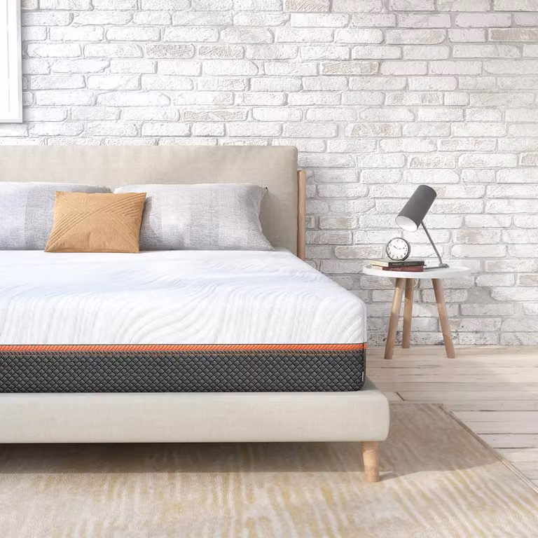 Materasso ibrido, dimensioni 90x190 cm, altezza 25 cm, con imbottitura in gel memory foam, molle insacchettate, rigidità media