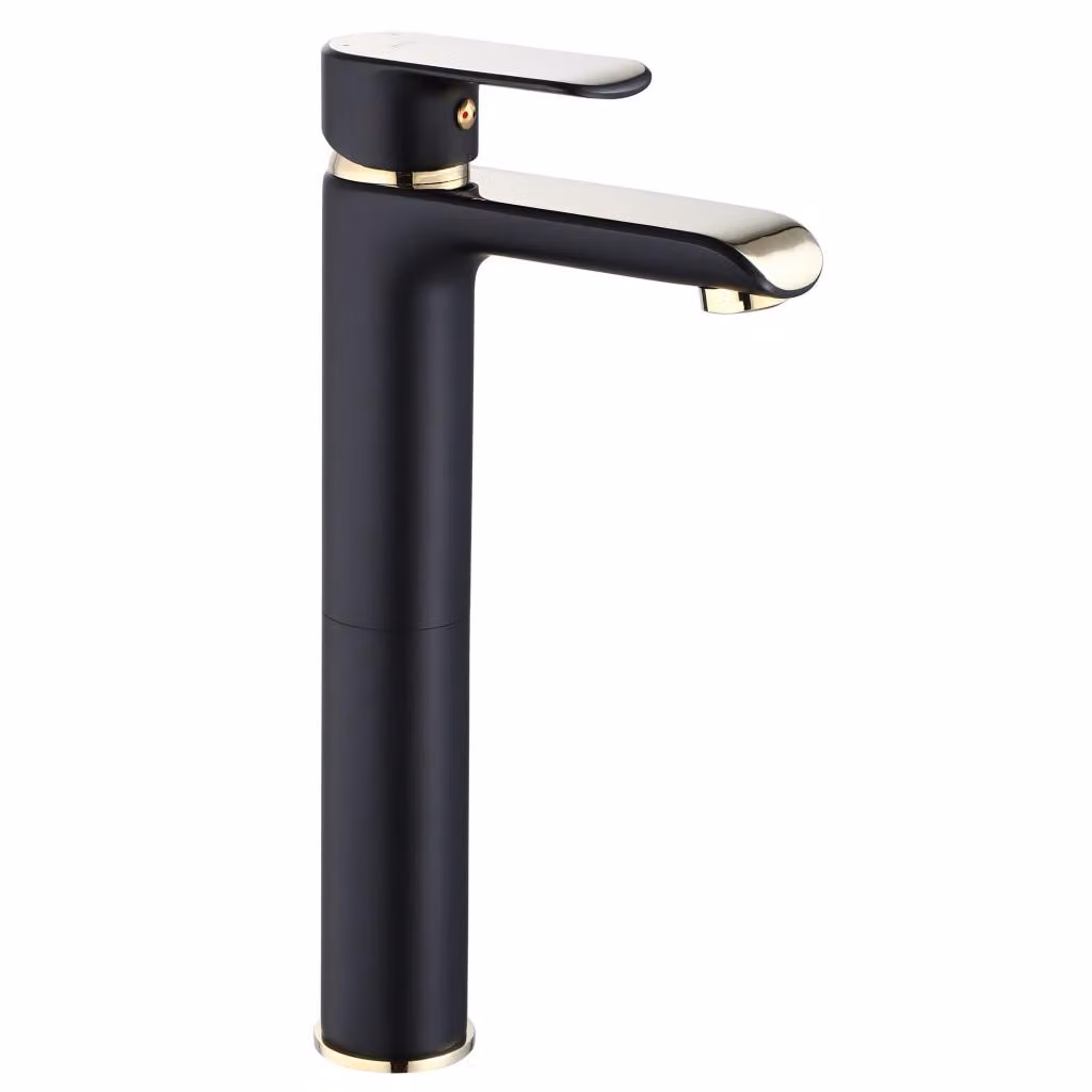 Rubinetto da Lavabo Rea Bloom Black Gold High