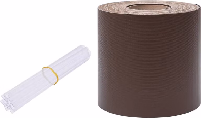 Recinzione Frangivento da Giardino PVC 35x0,19 m Marrone