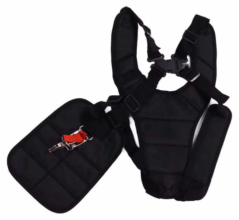 Trimmer-falciatrice, doppia tracolla, tessuto Oxford, comoda imbracatura per decespugliatore da prato