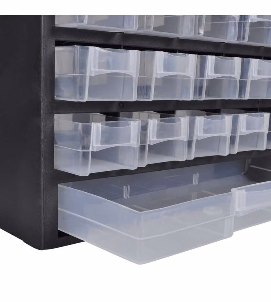 Cassetta Porta Attrezzi in Plastica con 41 Cassetti