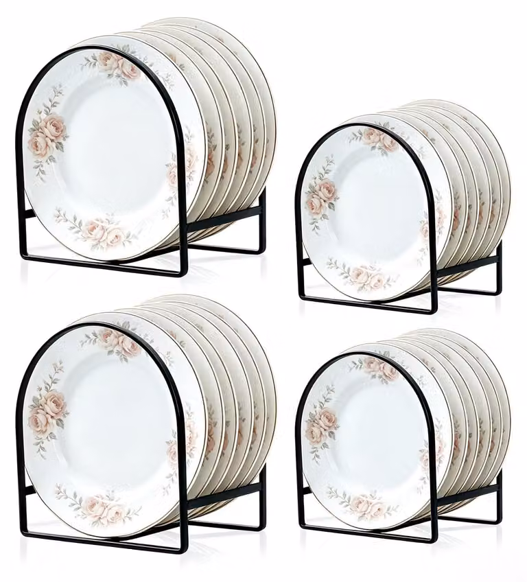 Set di 4 supporti per mensole - Supporti metallici per la cucina