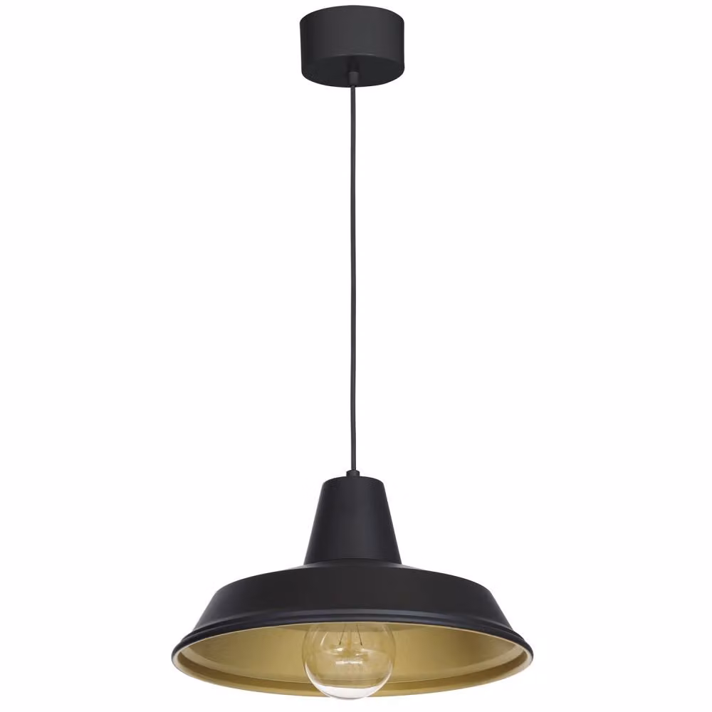 Lampada a sospensione Class, nero/oro