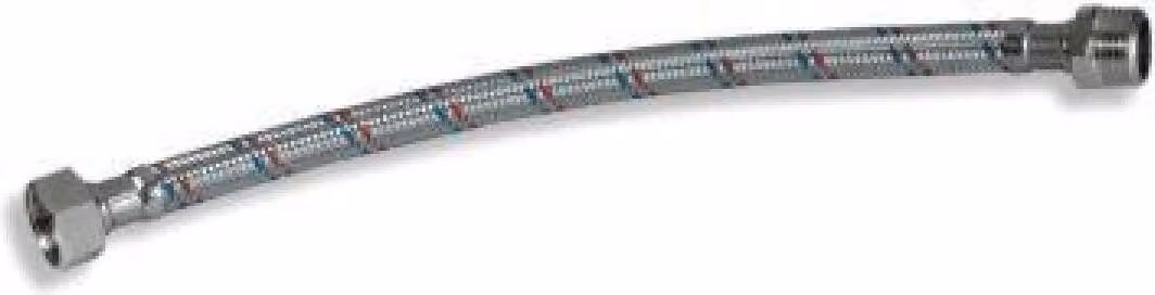tubo in acciaio inox W3/8 "xM3/8" 50cm