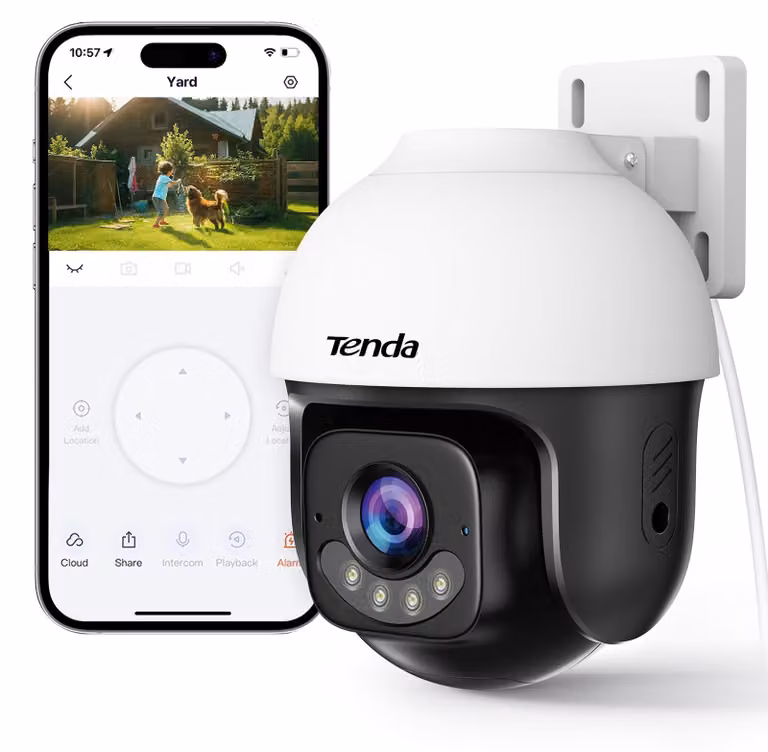 Telecamera di sorveglianza wireless per esterni, risoluzione 5MP e 3K, modello CH7