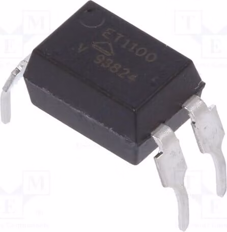 2 optoaccoppiatori, 1 canale, montaggio su pannello, Uce: 70V, TCET1100G, uscita