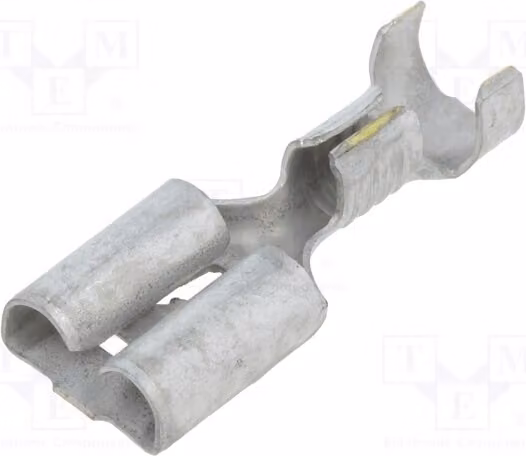 3x Connettore: piatto, femmina, 0,8 mm, per cavi da 1 a 2,5 mm², 6,3 mm, per cavi isolati (codice: 6-160449-5)