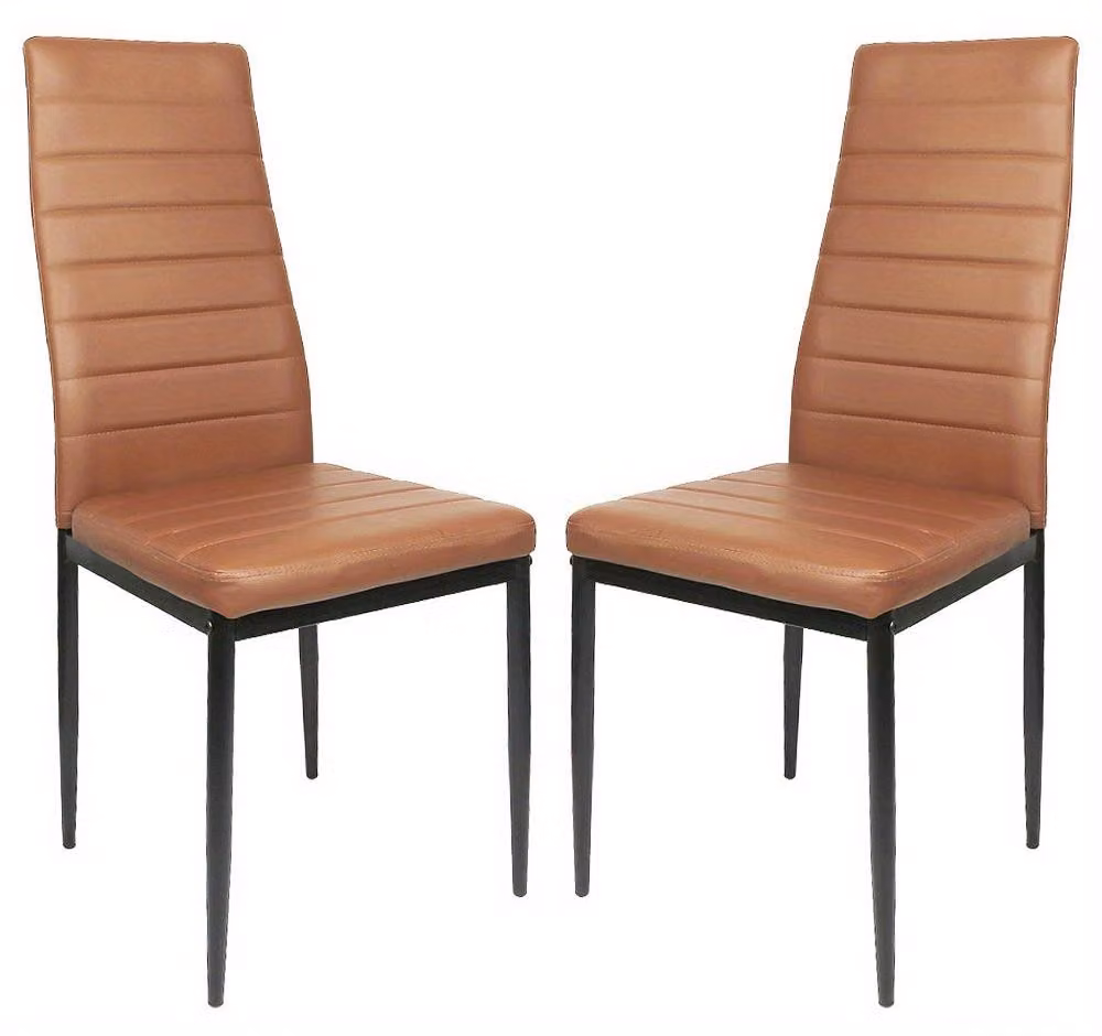 Sedia da pranzo - Sedia - Sedia a conchiglia - Sedia da cucina - Sedia da conferenza - Set da 2 - Rivestimento in cotone confortevole