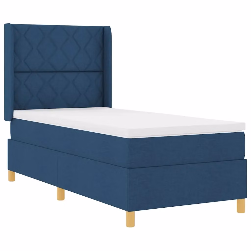 Letto a molle con materasso vidaXL Blu L/P/H: 140 x 200 cm – 2