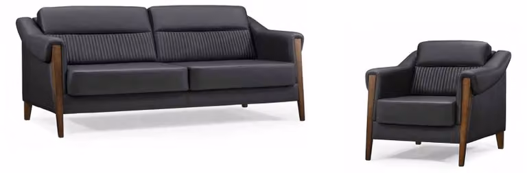 Sofagarnitur Wohnzimmer Set Sofa 3 + 1 Sitzer Polster Möbel 2tlg Modern Möbel
