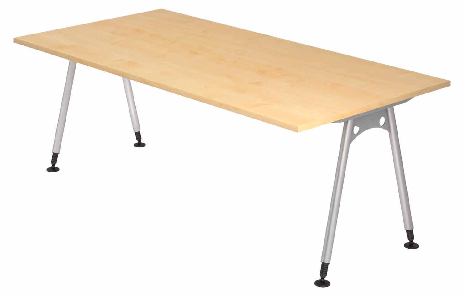 Scrivania bümö Serie A - Decorazione: acero, dimensioni: 200 x 100 cm