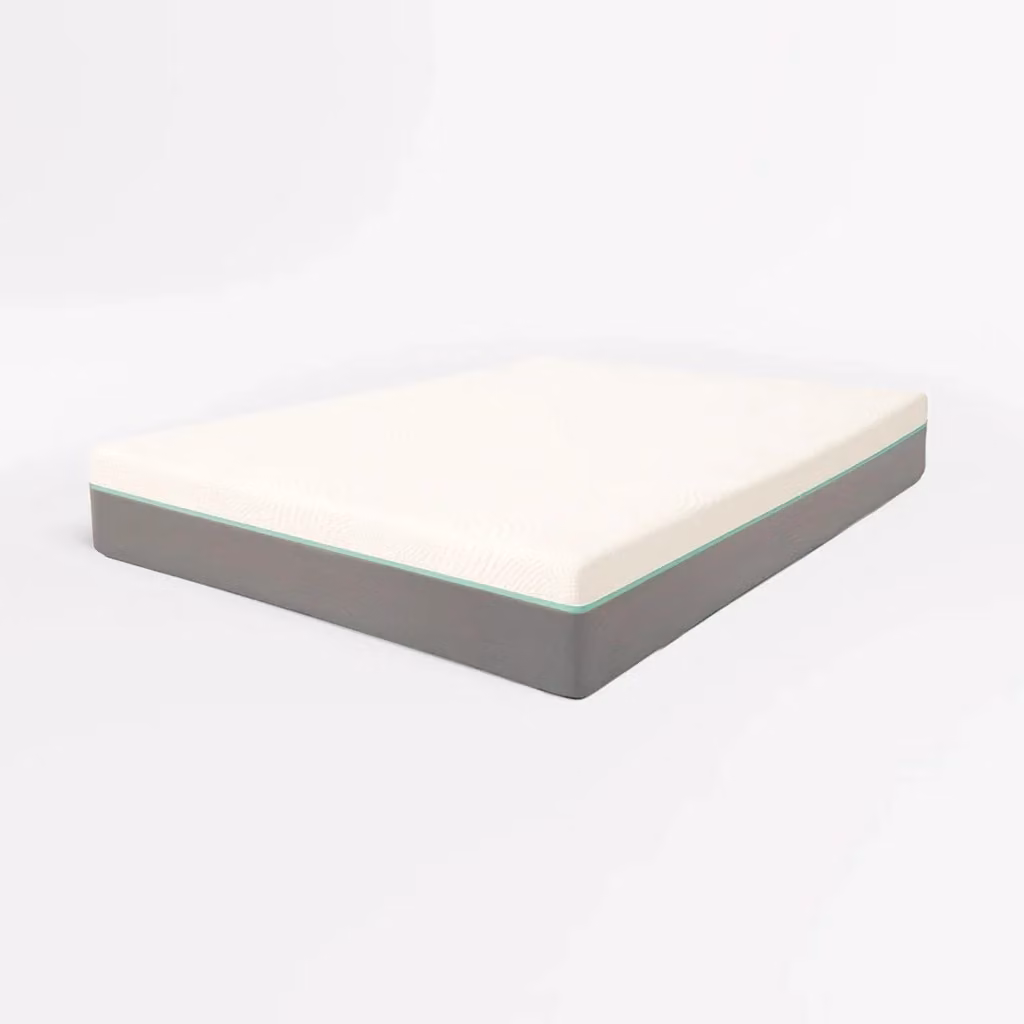 Materasso Ibrido The White Stone in Memory Foam e Molle, Bianco, L/P/H: 90 x 190 x 25 cm, Antibatterico e Sfoderabile – 2