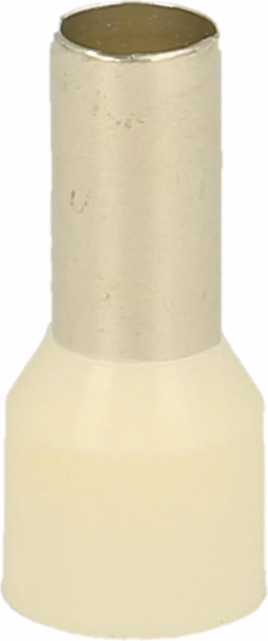 Capicorda DIN 46228 parte 4 isolati, dimensione N, codifica colore TM sezione 16 mm² bianco - 1 pezzo