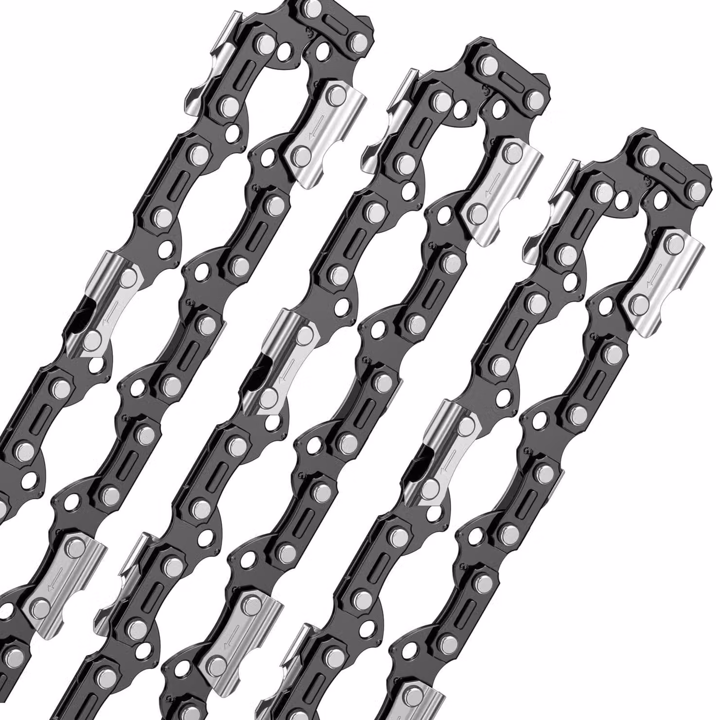 Catena per motosega da 14 pollici - 3 pezzi, 49 maglie, 1,3 mm