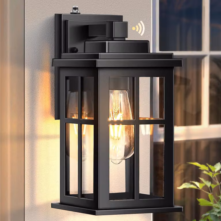 Lampada da parete esterna, 220 V, con finitura a polvere, dimensioni 33x19x15 cm