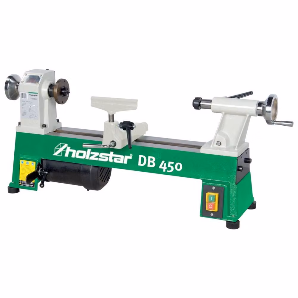 Holzstar Drehmaschine DB450 Drechselbank, Drehbank 450 mm, Dreh-254 mm