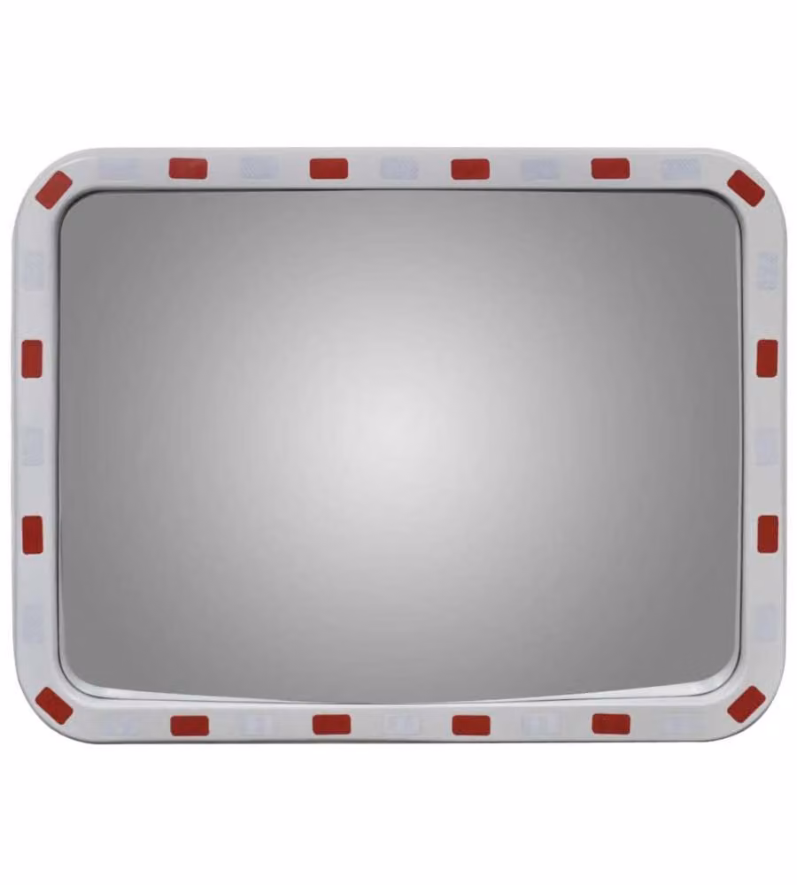 Specchio Traffico Convesso Rettangolare 60x80cm Catarifrangenti