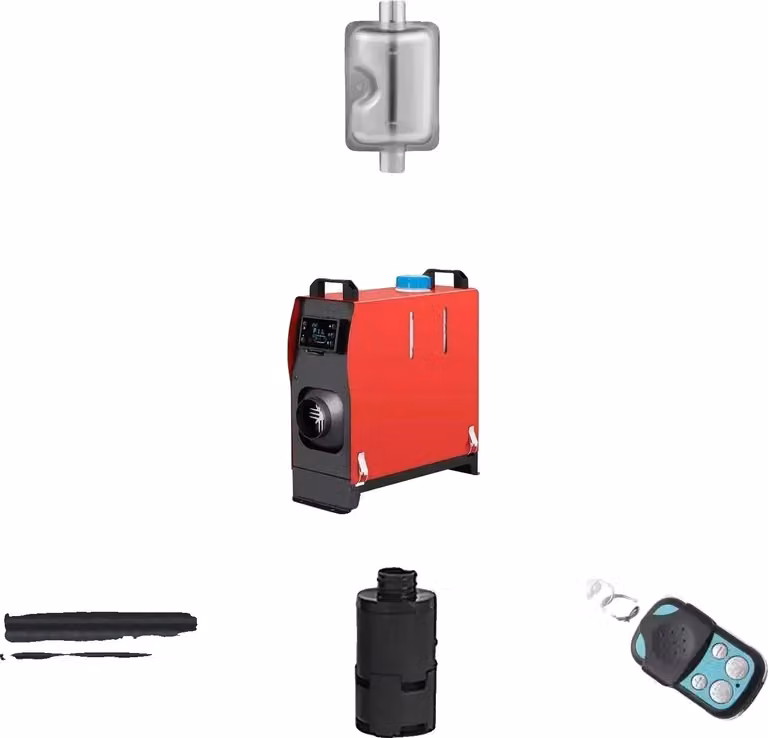 Riscaldatore ad aria diesel, calore rapido, design ad alta efficienza energetica, interruttore LCD da 5KW