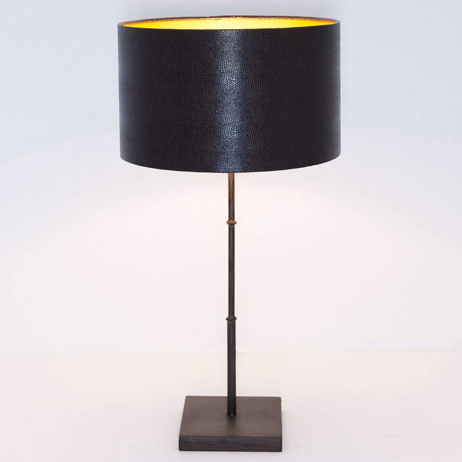 Holländer Lampada da tavolo Bambus, Nero, Soggiorno / Sala da pranzo, Metallo, Moderno, Lampada da tavolo