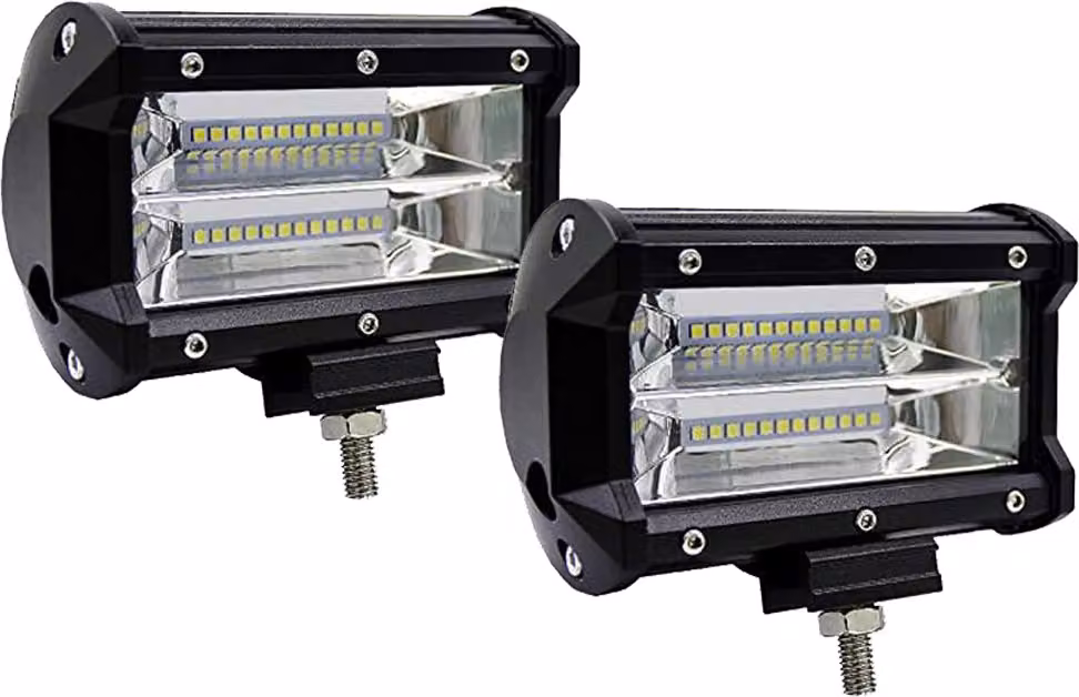 Greenmigo 2X 72W Fari LED per auto Fari supplementari Fari da lavoro IP67 Impermeabili