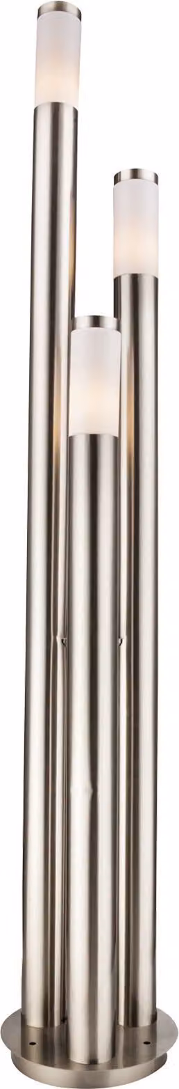 Globo Lighting Luce per esterni in acciaio inox, 3x E27 LED