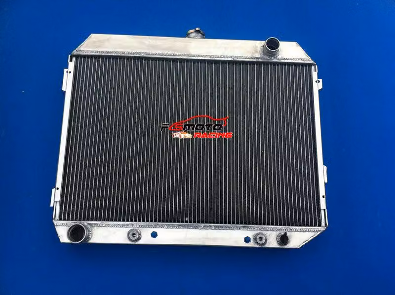 Radiatore 3 file, 56 mm, in alluminio - Componenti per il sistema di raffreddamento dell'auto - 440x660 mm - Alluminio
