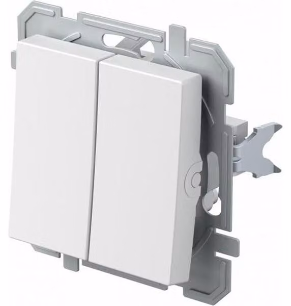 Interruttore Temporizzato Doppio A/W 10A Pw (Sq63Pwxo-U)