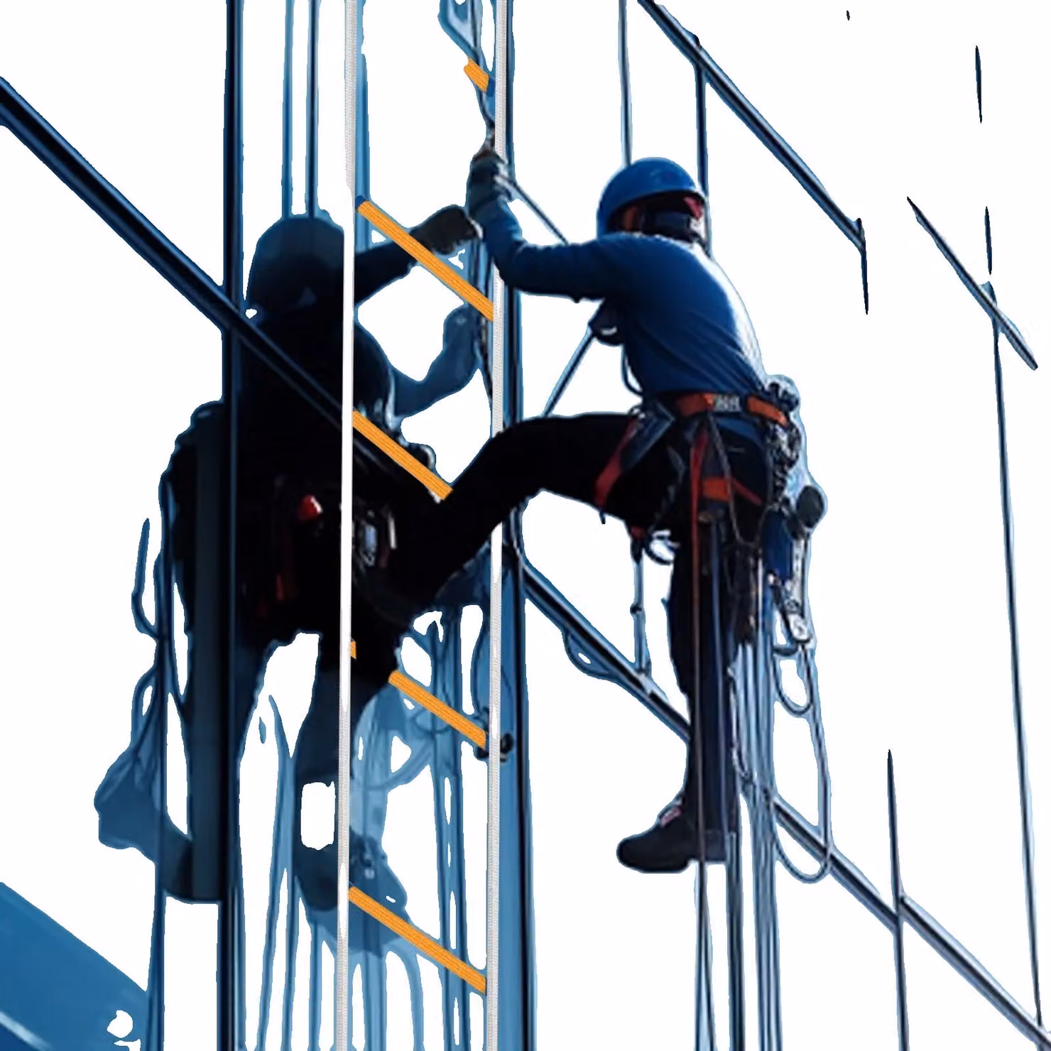 scala di salvataggio da 12 metri, elevata capacità di carico, materiale durevole, design portatile