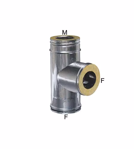 Gomito T Inox 8/13 Dp Maral