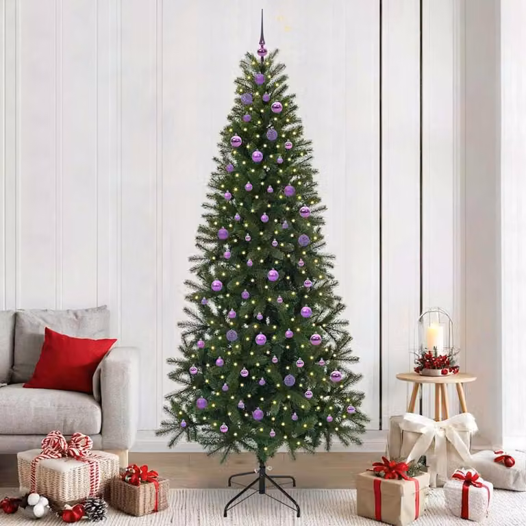 Maison Exclusive - Albero di Natale artificiale, verde, 240 cm, realizzato in PE e PVC