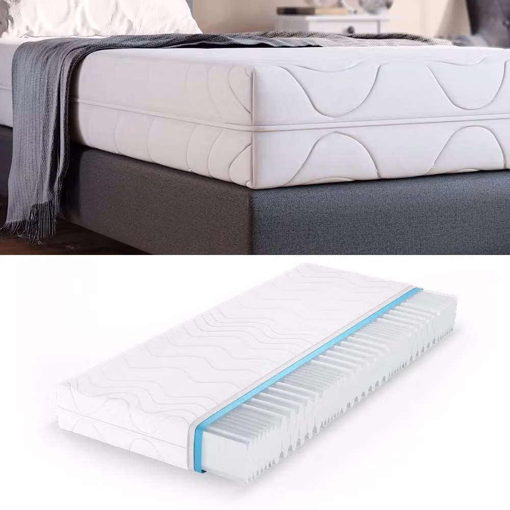 Materasso in schiuma fredda Vitalispa Bianco L: 100 cm, P: 200 cm, H: 20 cm – 2