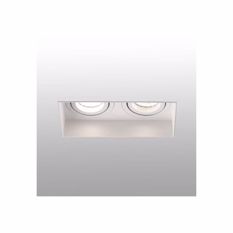 Luce da incasso HYDE 2 luci GU10 Bianco