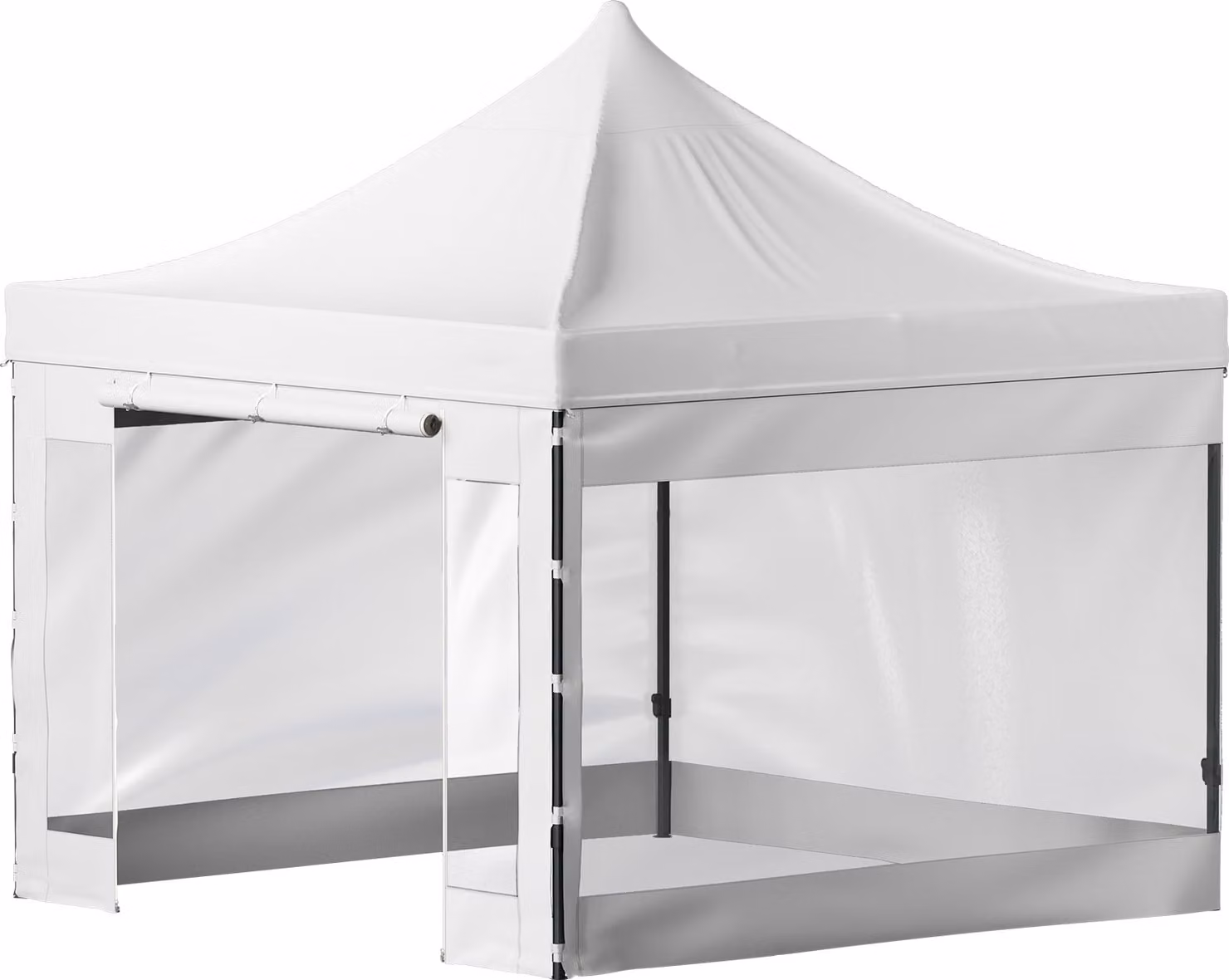SucceBuy tenda pop-up a baldacchino, 3 x 3 m, per uso esterno, gazebo per patio, pareti laterali rimovibili, borsa con ruote, resistente ai raggi UV, impermeabile, protezione istantanea