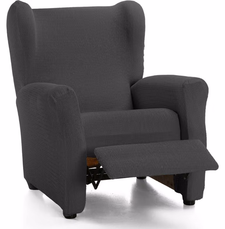 Solidchoice - Copertura elastica e particolarmente morbida per poltrona relax, color antracite, regolabile