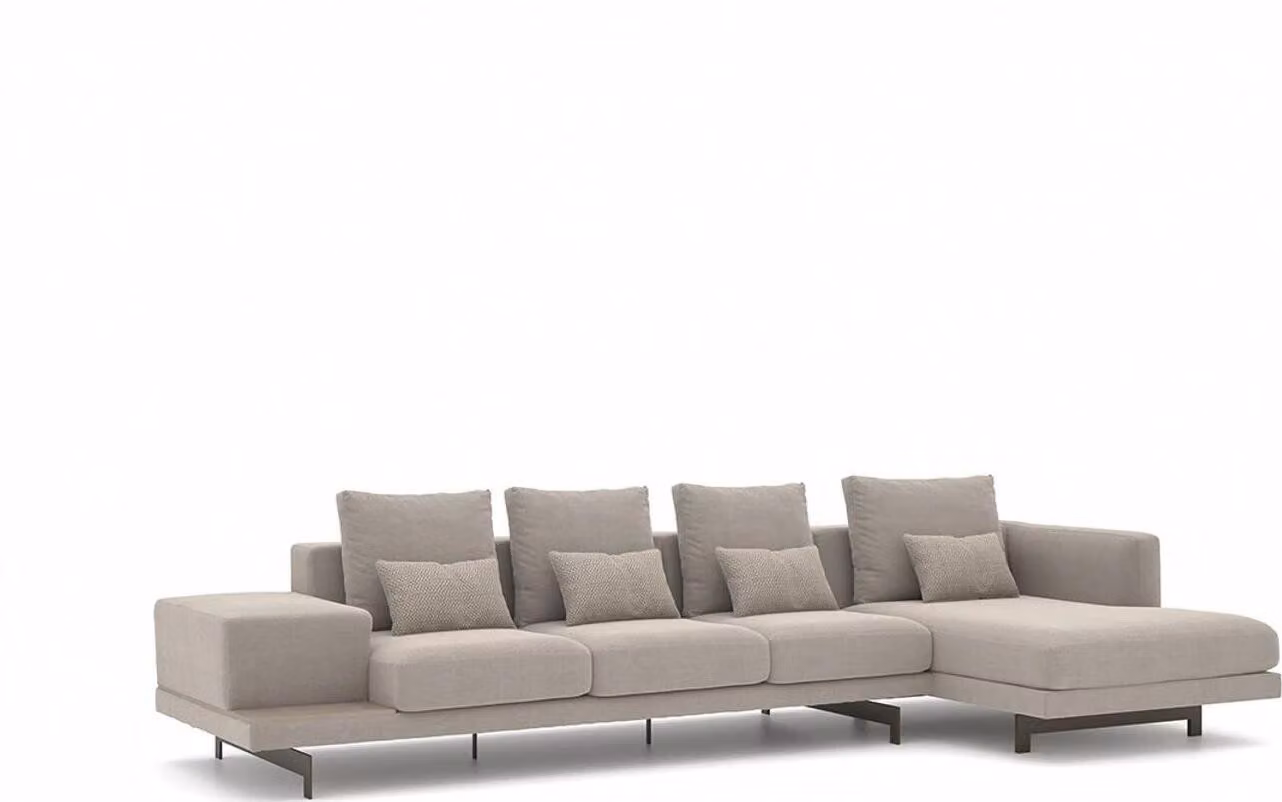 Luxus Möbel Modern Garnitur Ecksofa L-Form Designer Einrichtung Polstermöbel