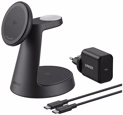 Caricatore MagSafe Anker Mag Go 15W Nero