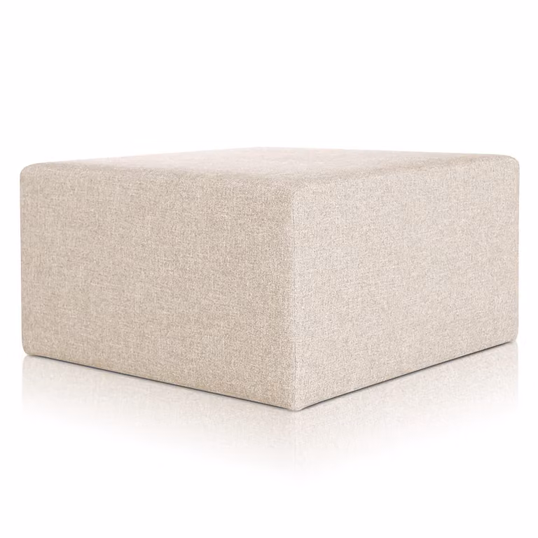 Pouf Rubino 83 x 83 cm Beige