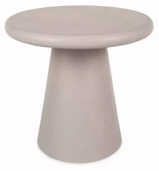 FURNLUX Tavolino Aurora, colore grigio, 45 cm / Colore principale: / Dimensioni: