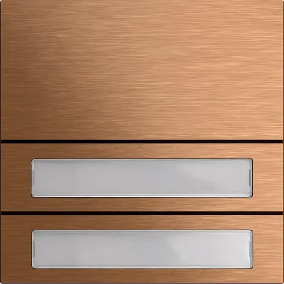 GIRA System 106, modulo pulsante di chiamata, bronzo, GIRA, metallo, da parete, IP54
