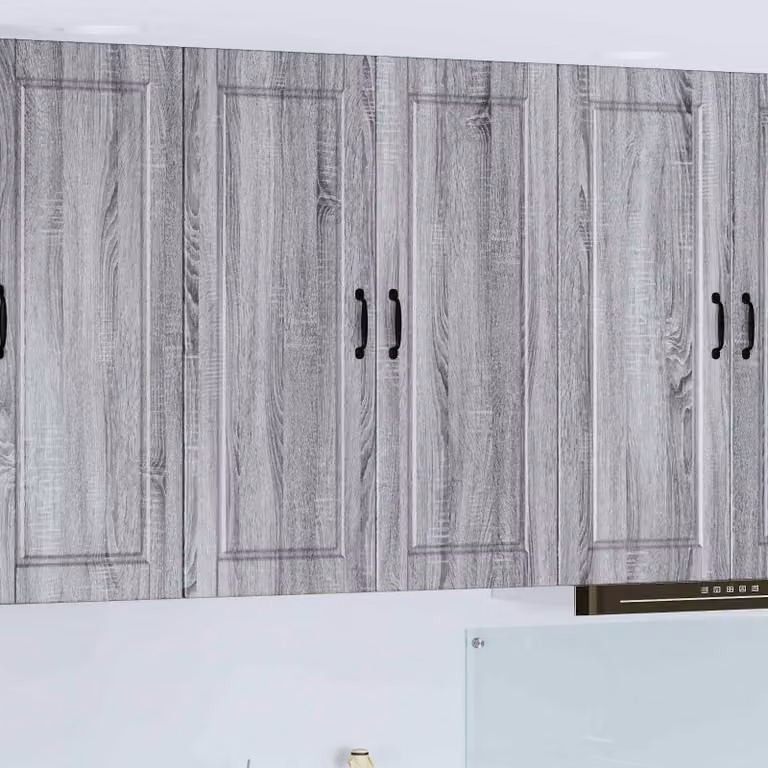 Armadietto a muro vidaXL PORTO Grigio Sonoma L: 80 cm, P: 31 cm, H: 100 cm