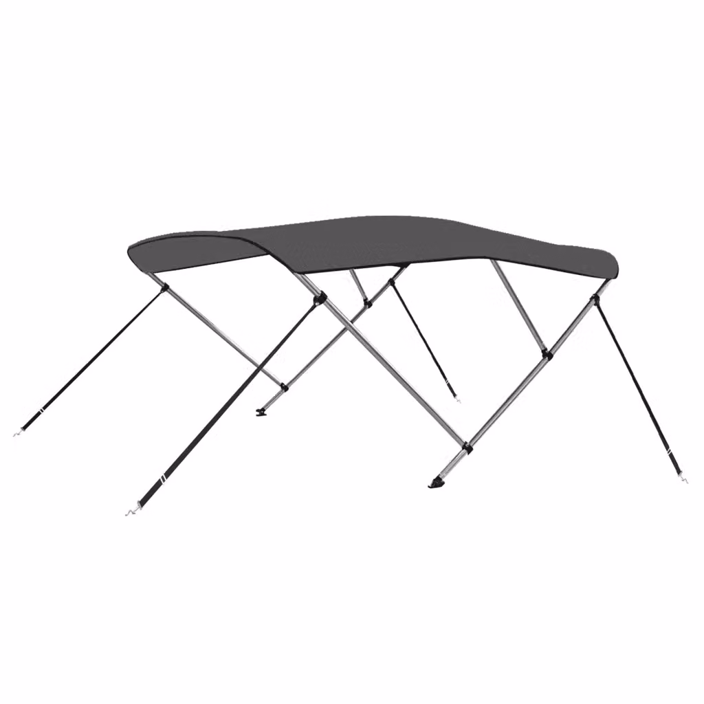 Bimini di Prua con Tendalino a 3 Archi Videx Colore Antracite L/P/H: 183 x 196 x 137 cm – 2