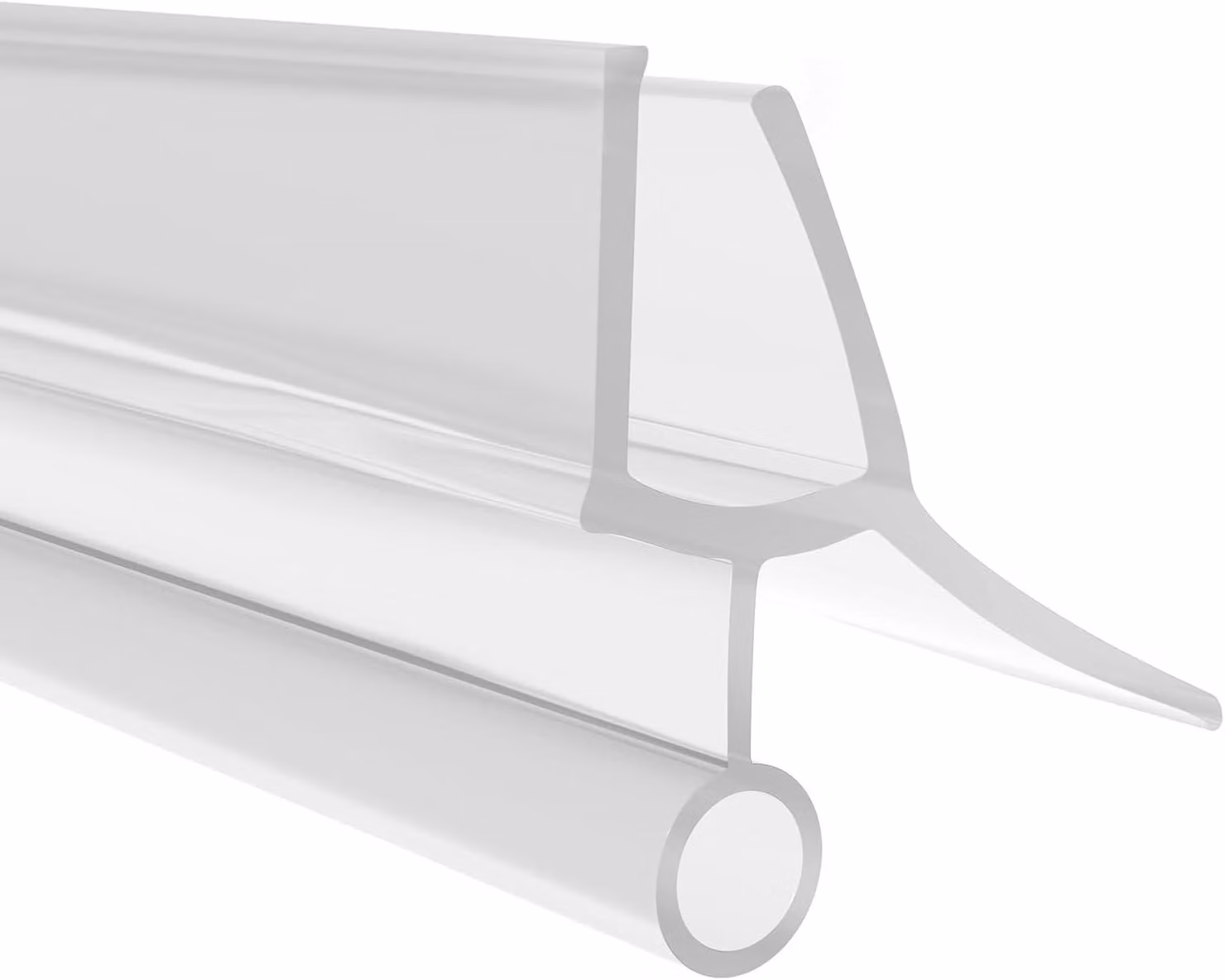 Guarnizione in silicone trasparente per doccia, adatta per vetri da 8-10 mm, impermeabile, per pareti doccia da bagno