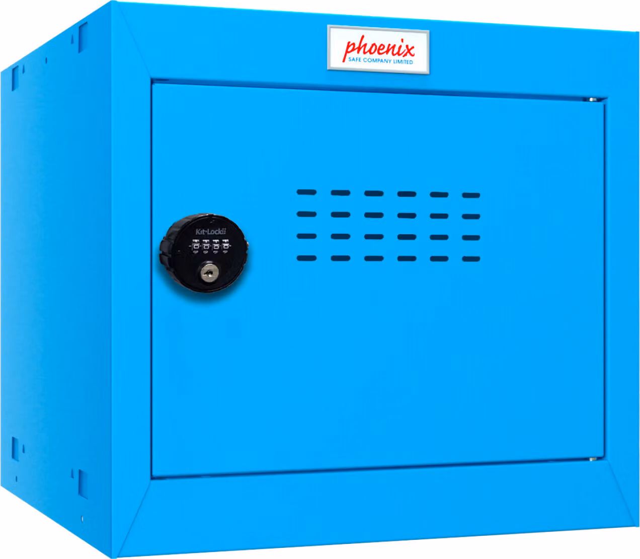 Phoenix CL0344BBC Armadietto cubo 44L blu - Serratura a combinazione - Per casa, ufficio, palestra, scuola