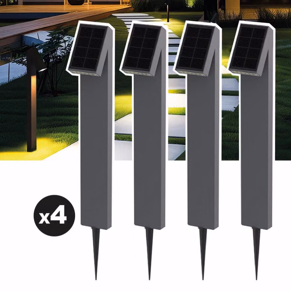 Set di 4 lampade solari EZIlight® Solar Way S15