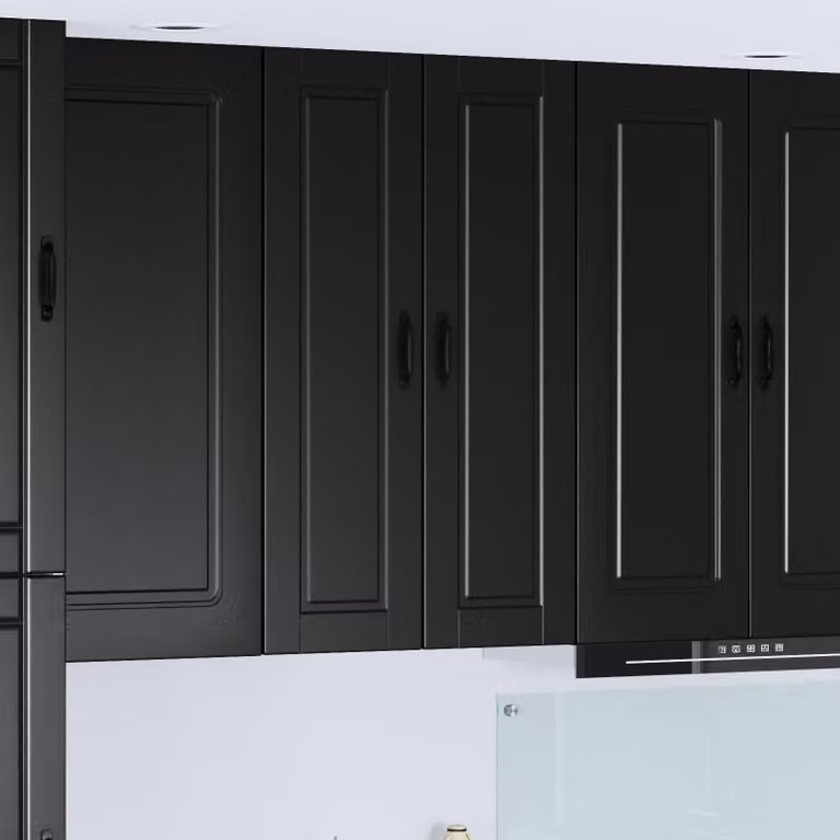 Mobiletto da cucina con ripiano e ante a cerniera