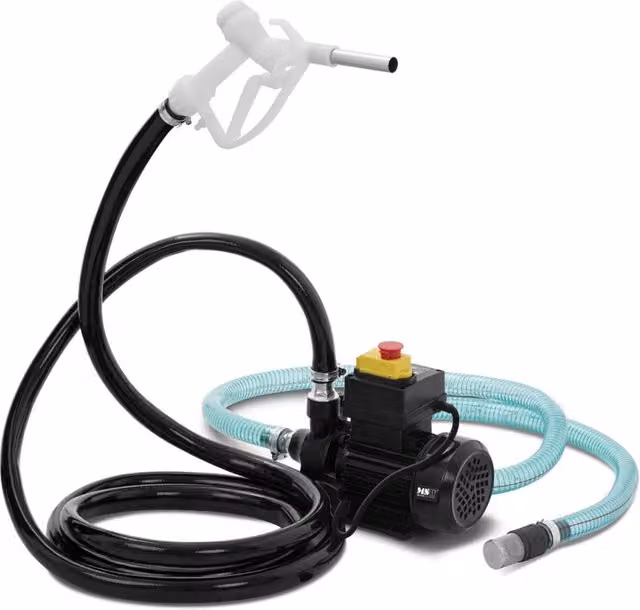 Pompa elettrica per carburante diesel olio combustibile e gasolio 40 l/min 370 watt altezza di aspirazione 5 m grado di protezione IP55 14_0002947