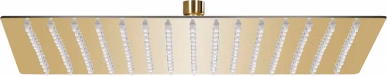 The Living Store Doccia a pioggia in acciaio inox 40x40 cm Square Golden