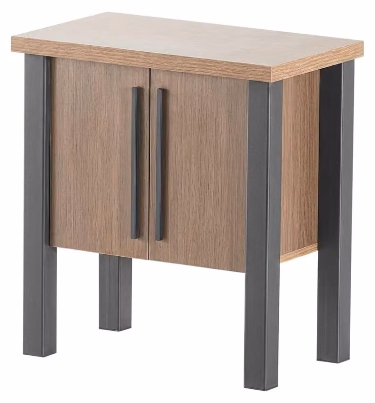 Tavolino ausiliario, stile moderno, design ricercato, beige, mobili da ufficio, minimalismo