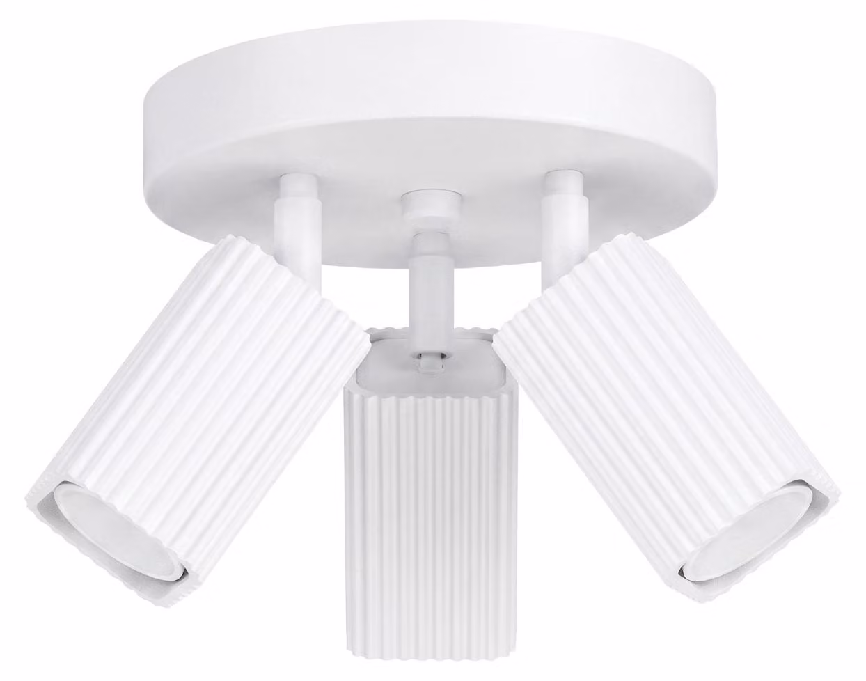 Plafoniera RAYO 3P bianca 3xGU10 10W alluminio 18x20x20cm Sollux Lighting